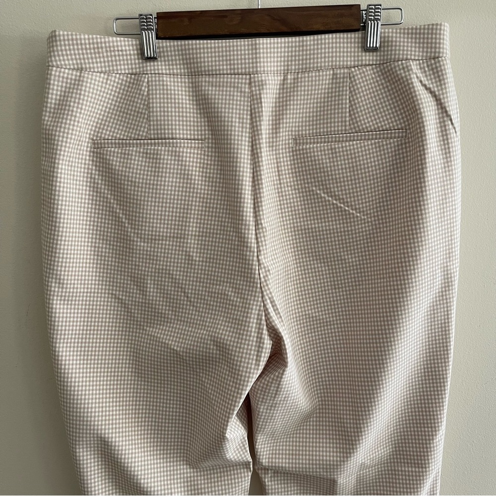 NWT LOFT Outlet Gingham Trousers - Picture 6 of 10